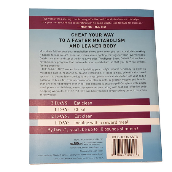 2/$10 The 3-1-2-1 Diet Dolvett Quince Paperback Book - Picture 4 of 7